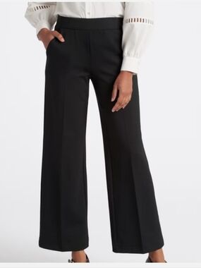 dictionary reign high rise wide leg pants - Black